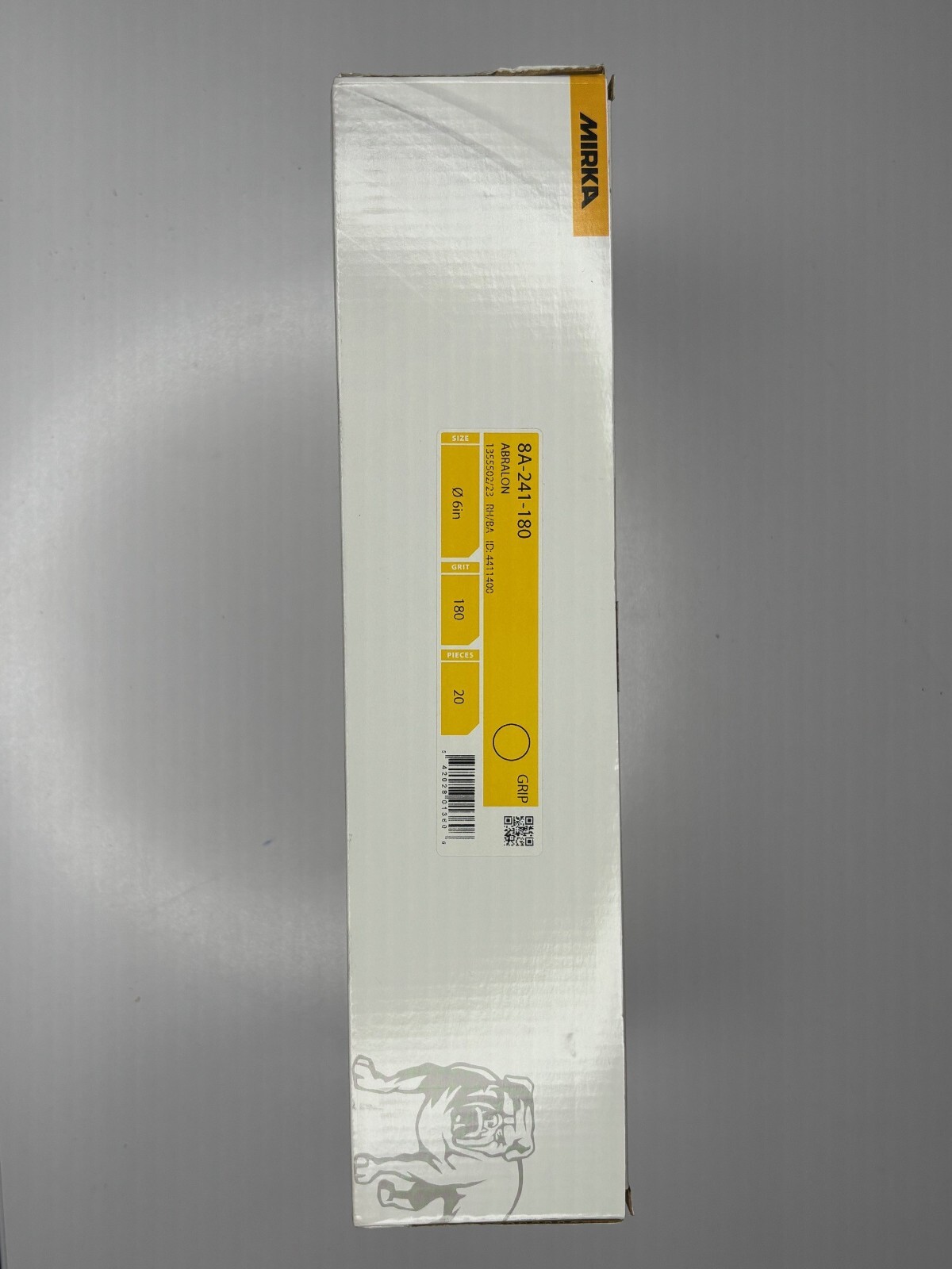 20pc Mirka 8A-241-180 Abralon Grip 6 Inch 180 Grit 20Pc 1353633/44