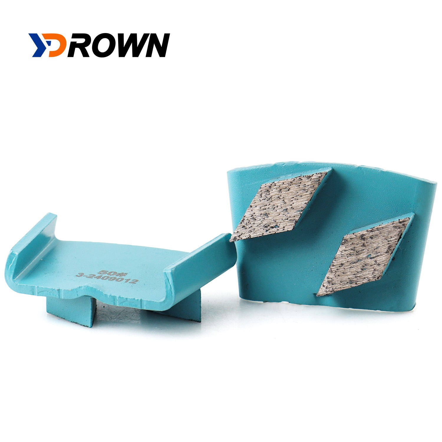 Trapezoid Metal Bonded Segments Diamond Grinding Pads for Concrete Floor Machine