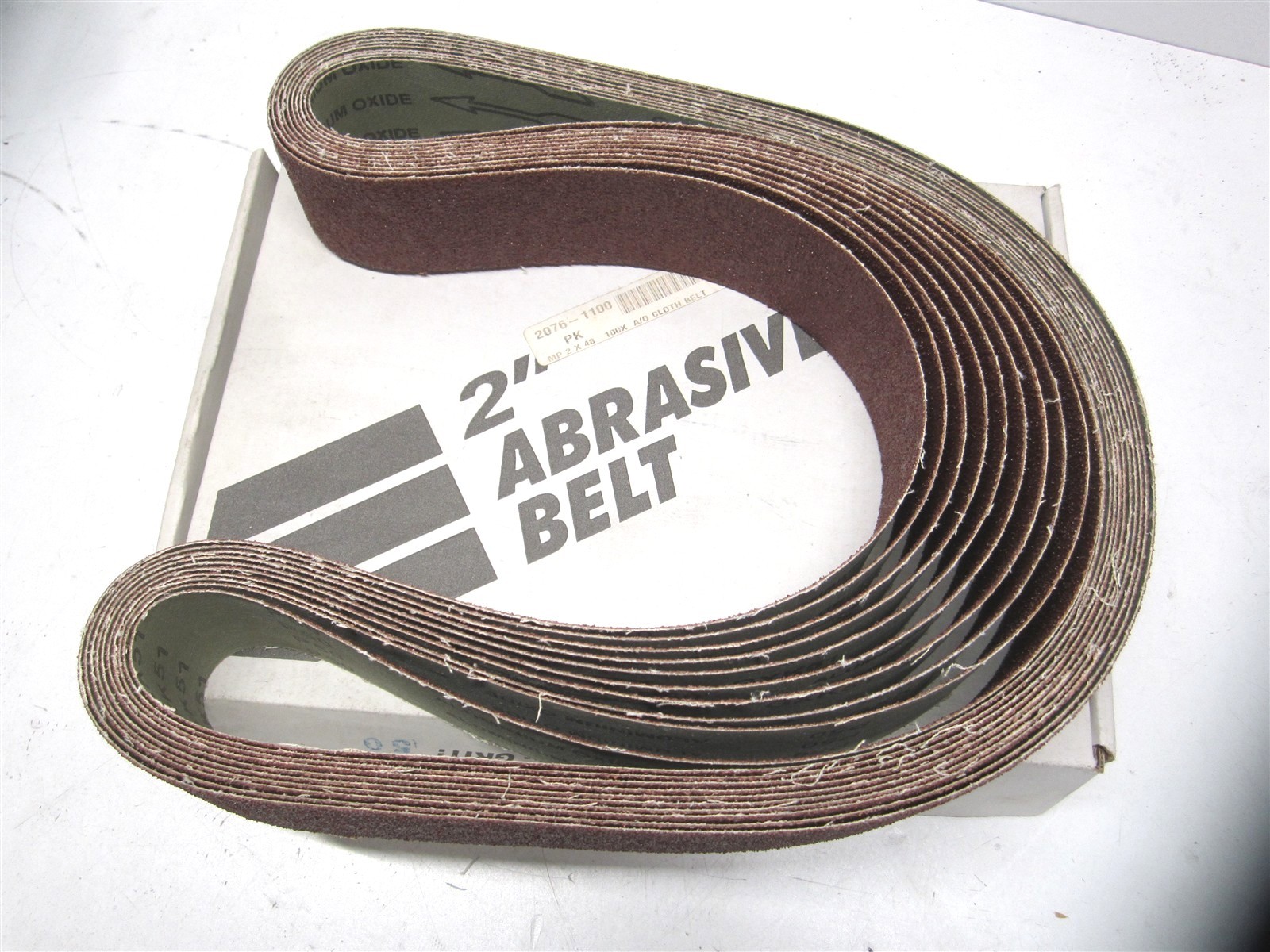 2″ x 48″ A/O 50 Grit Abrasive Belt – Pack of 10