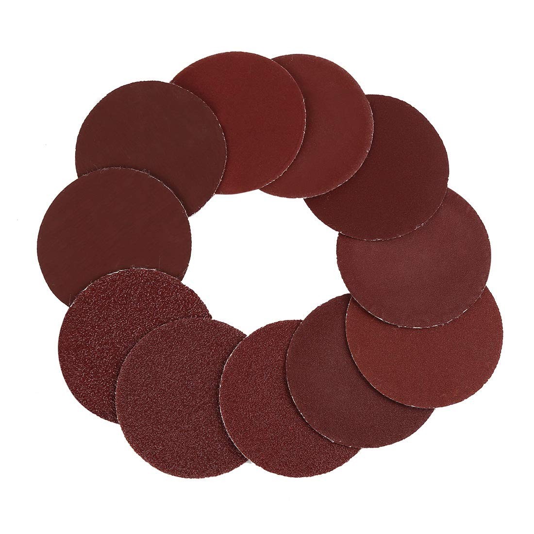 200pcs 2 Inch Hook and Loop Sanding Discs Sandpaper 60 80 120 180 240 320 400…