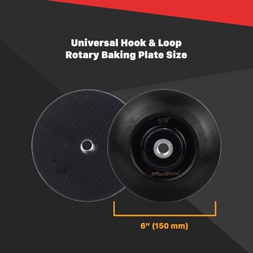 6″ Universal Hook & Loop Rotary Backing Pad Polishing Plate (152mm) 6″ (150mm)
