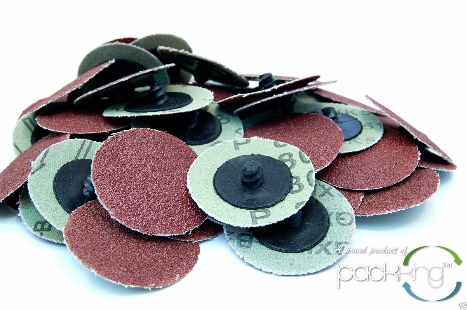 50 Pc 2 Inch Roloc Discs 80 Grit R Type Sanding Roll Lock – Rogue River Tools
