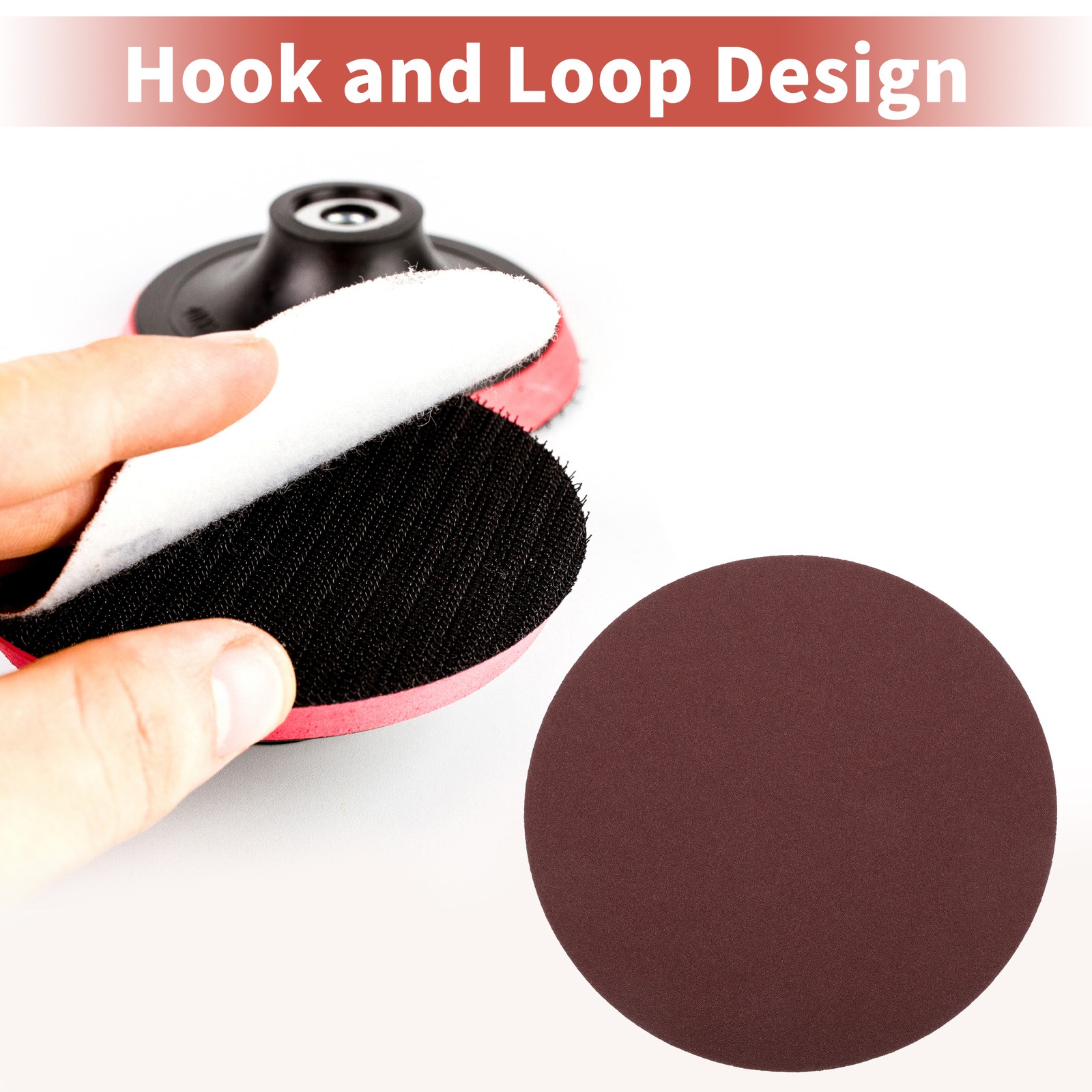 Universal 12″ Sanding Discs Round Hook and Loop Sandpaper 60 Grits Pack of 10