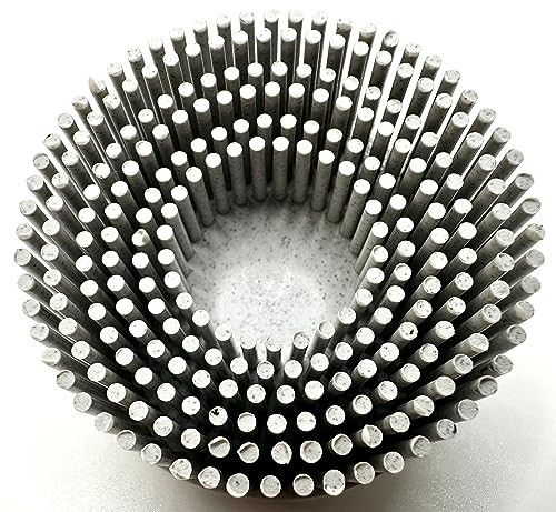 5 Pack 2″ 120 Grit Bristle Discs | Ceramic-Aluminum Oxide Quick Change | Roloc C