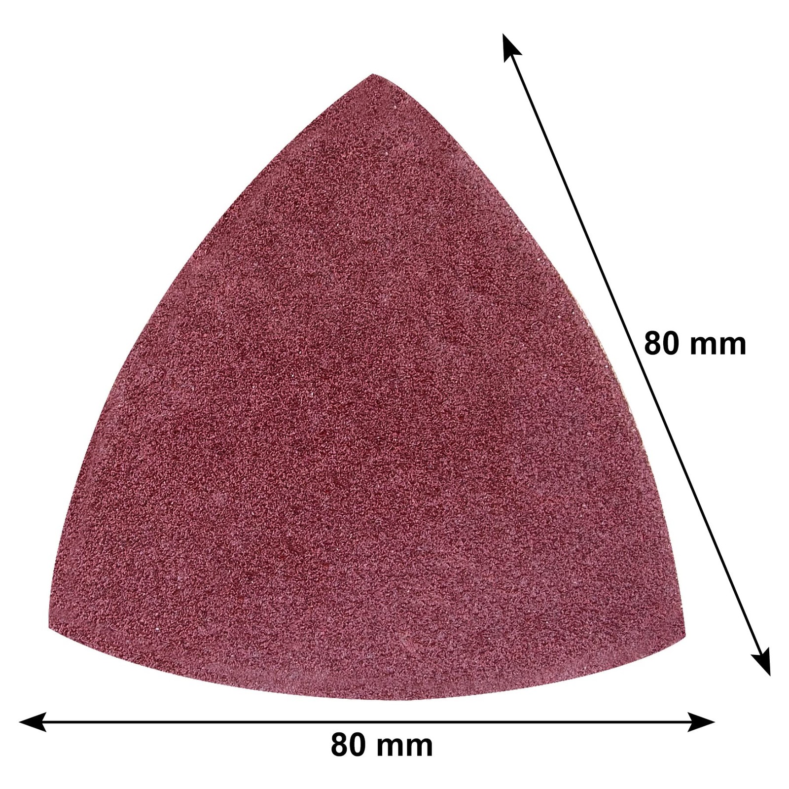 100 Pieces Triangle Sanding Pads Triangular Sandpaper Sanding Sheets Fit for …