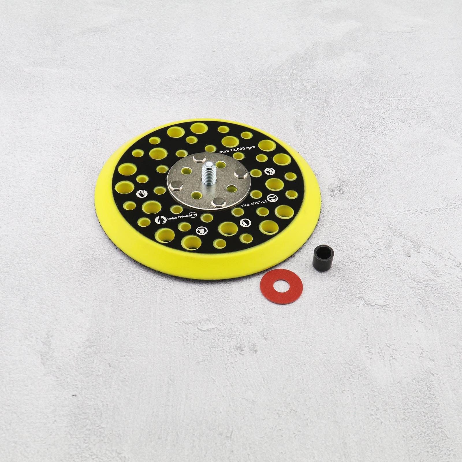 eMagTech 125mm 5 Inch Backing Pad Compatible with Mirka Ceros/Deros 44