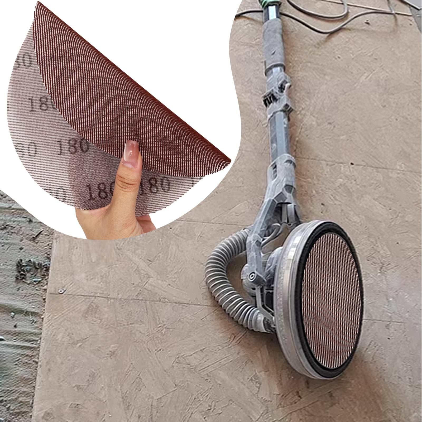 30 Pcs 9-Inch Mesh Sanding Discs Drywall Sandpaper 80-320 Grit