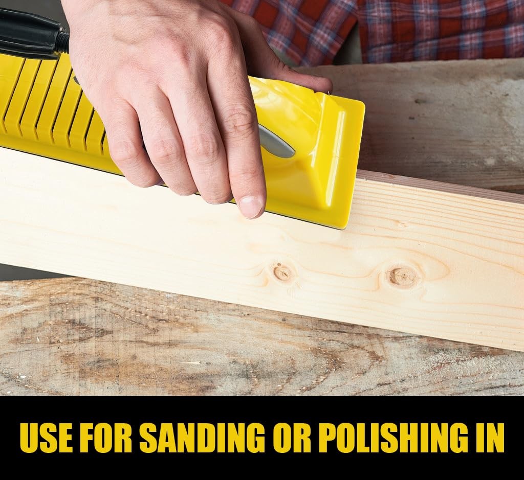 Manual Sanding Block, 2-3/4″ x 15-3/4″ Adjustable Radius Flex Longboard Hand …