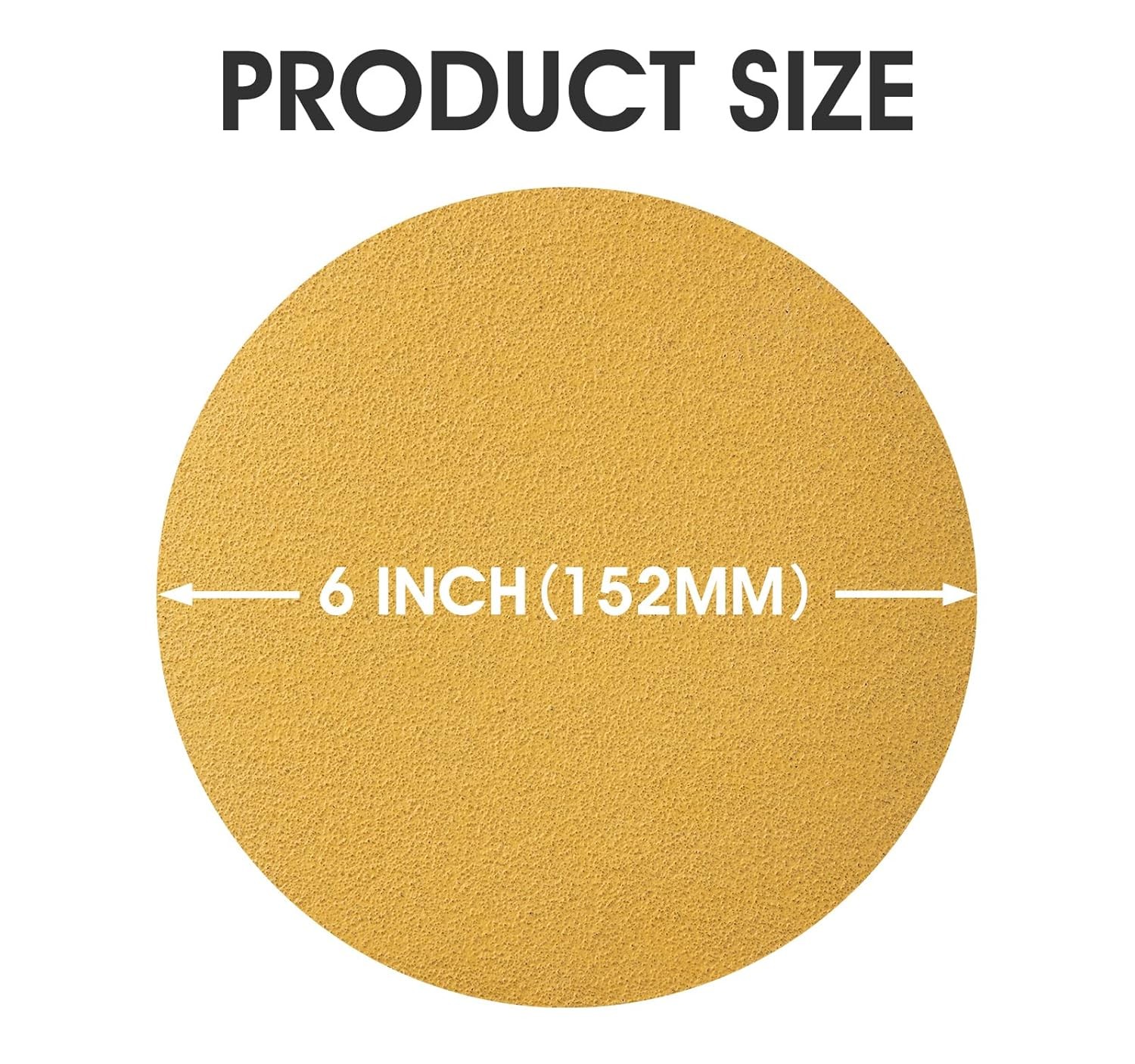 6 inch 150mm Self Adhesive Sanding Discs Sticky Backed Sandpaper 80 – 220 Grits