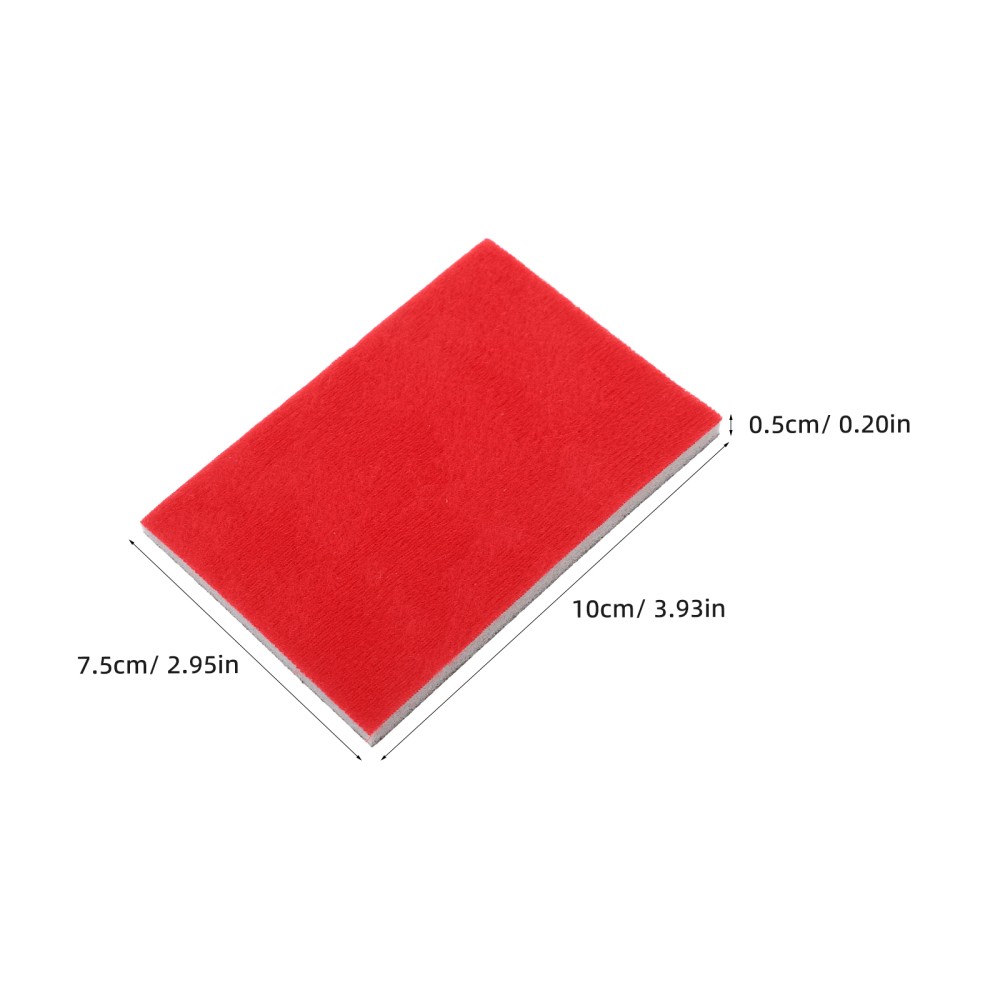 30Pcs Medium Grit Sanding Sponge Sheets for Polishing Metal Plastic Red Sponge