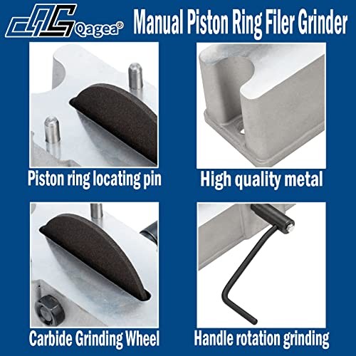 Manual Piston Ring Filer includes 120 Grit Carbide Grinding Wheel Replace 66785