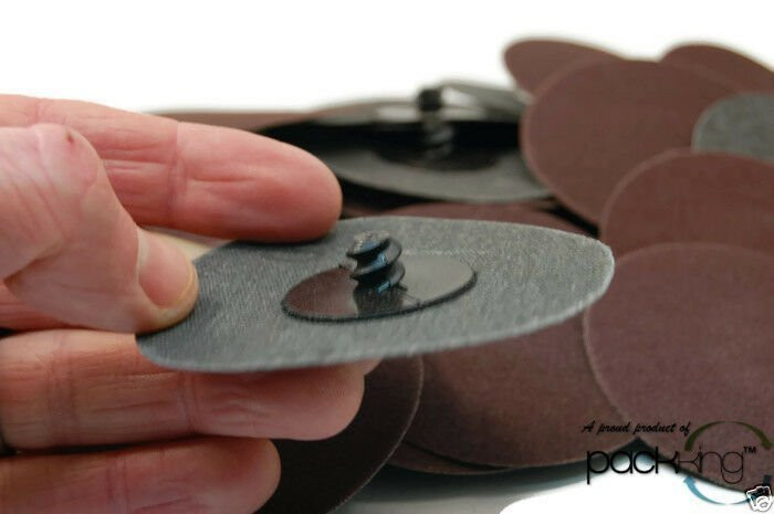 (25pc) Rogue River Tools 3″ Quick-Change Sanding Discs (Type – R) (180 Grit)
