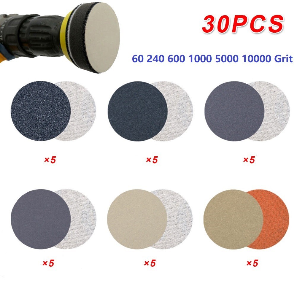 Hot New Sand Paper Multi colored Sanding 60/240/600/1000/5000/10000 Grit