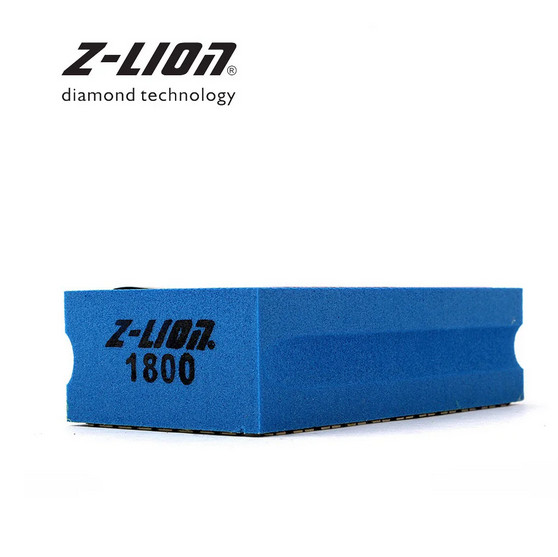 New 1 Piece Resin Bonded Diamond Hand Polishing Pad Foam Backed Glass Surface