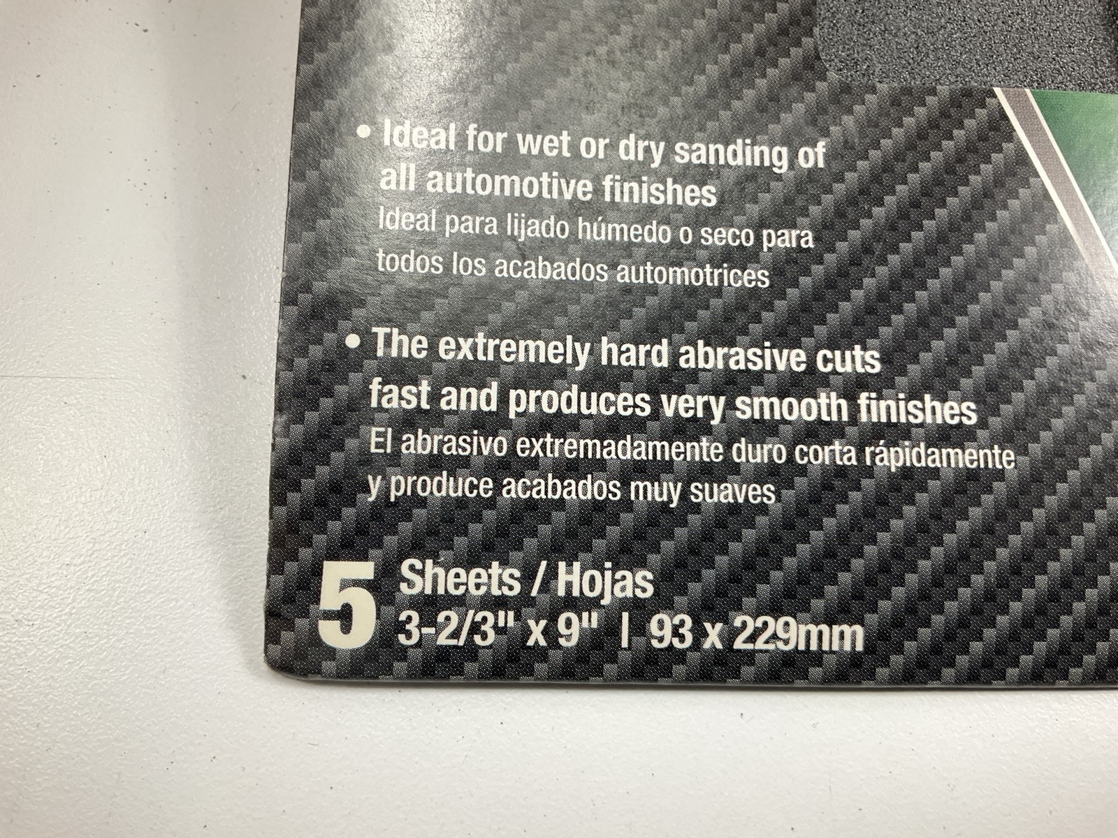 (25) Sheets Total ColorExtra CX8318 WET DRY Sandpaper Sheets 180 Grit 3-2/3″x9″