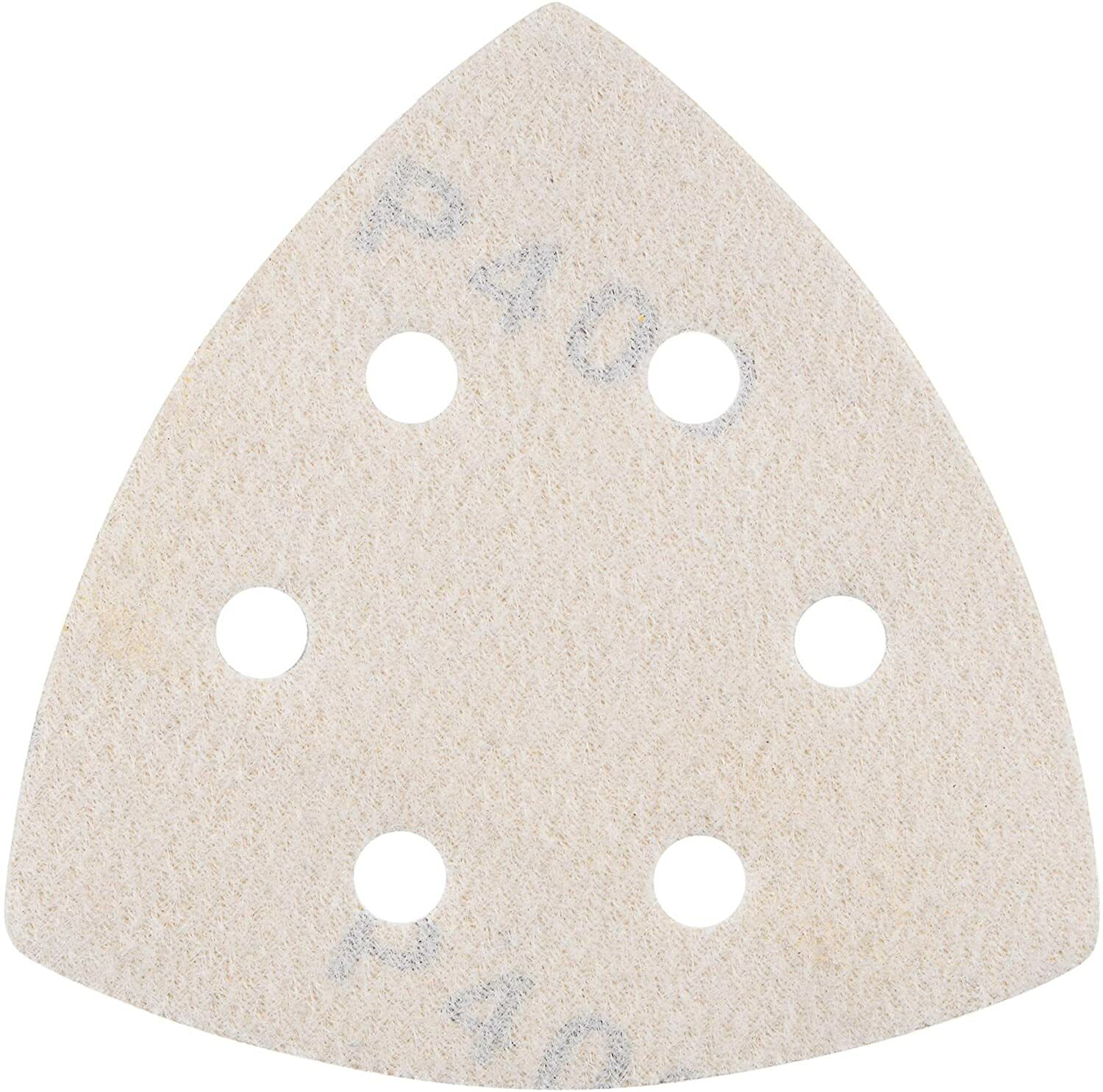 48PCS 93mm Triangle Mouse Sanding Sheets 6Hole AO Hook&Loop 60-320 Grit For Wood
