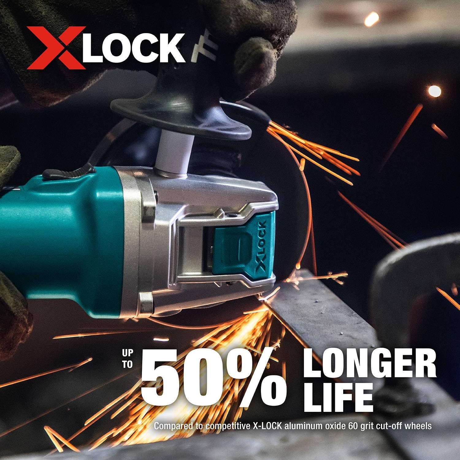 4.5″ x .045″ X-Lock Cut-Off Wheel 60 Grit – Thin Metal & Steel Cutting Disc