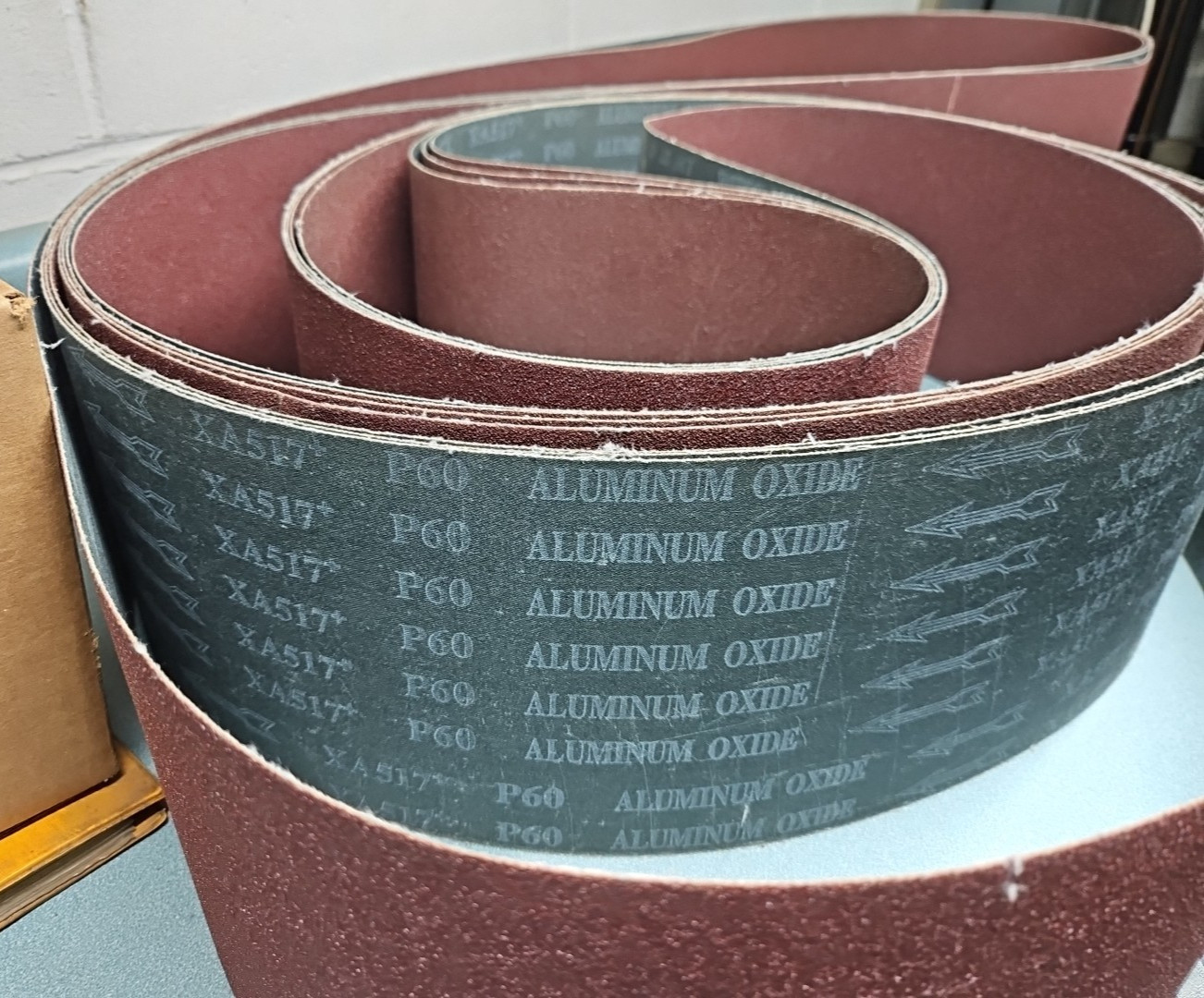 Belt Sander Extra Length 6″ x 212″ P60 Grit Aluminum Oxide (Qty 4)