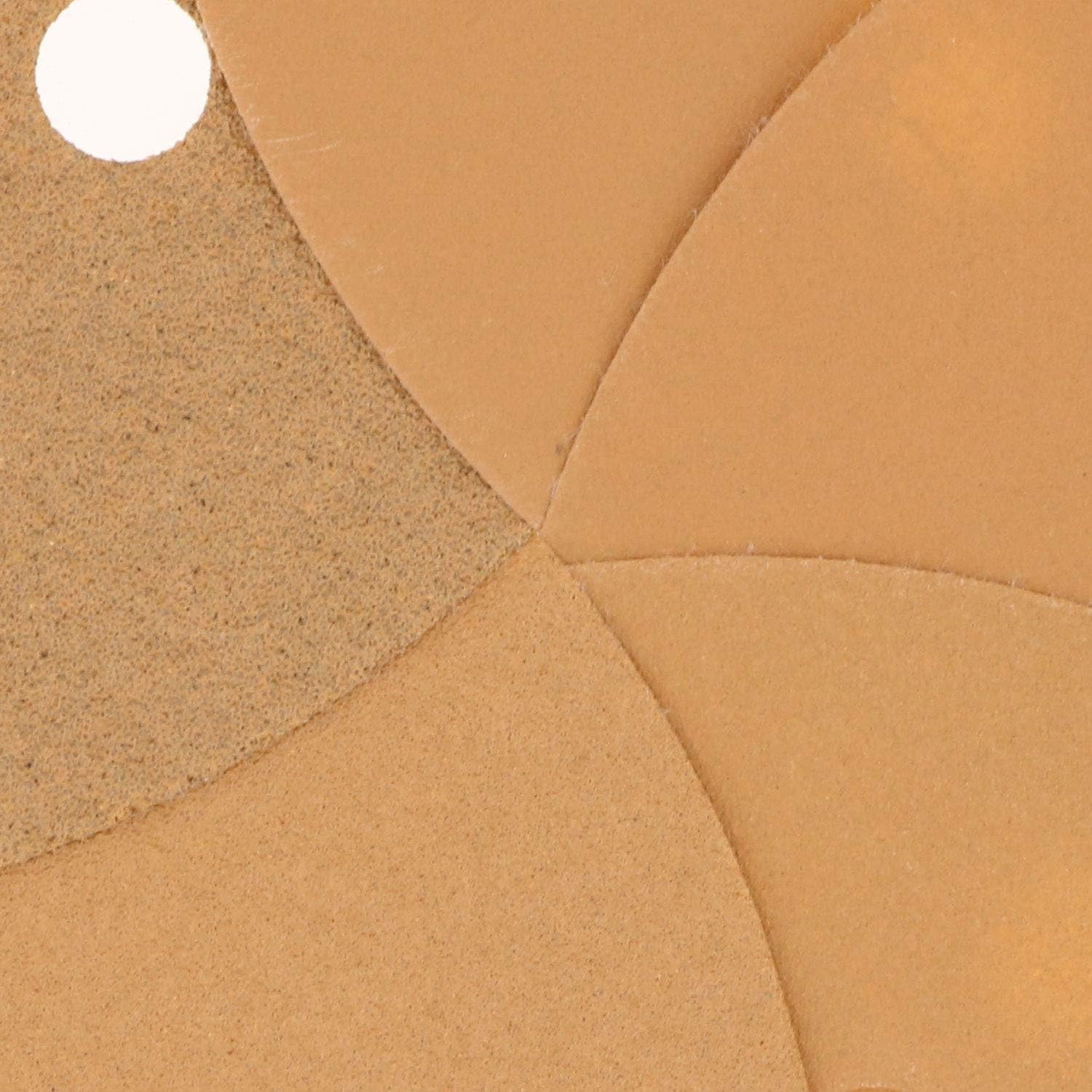 80, 120, 220, 320, 400 Grit 6″ Gold Sandpaper Discs, 6 Hole Pattern Dustless,…