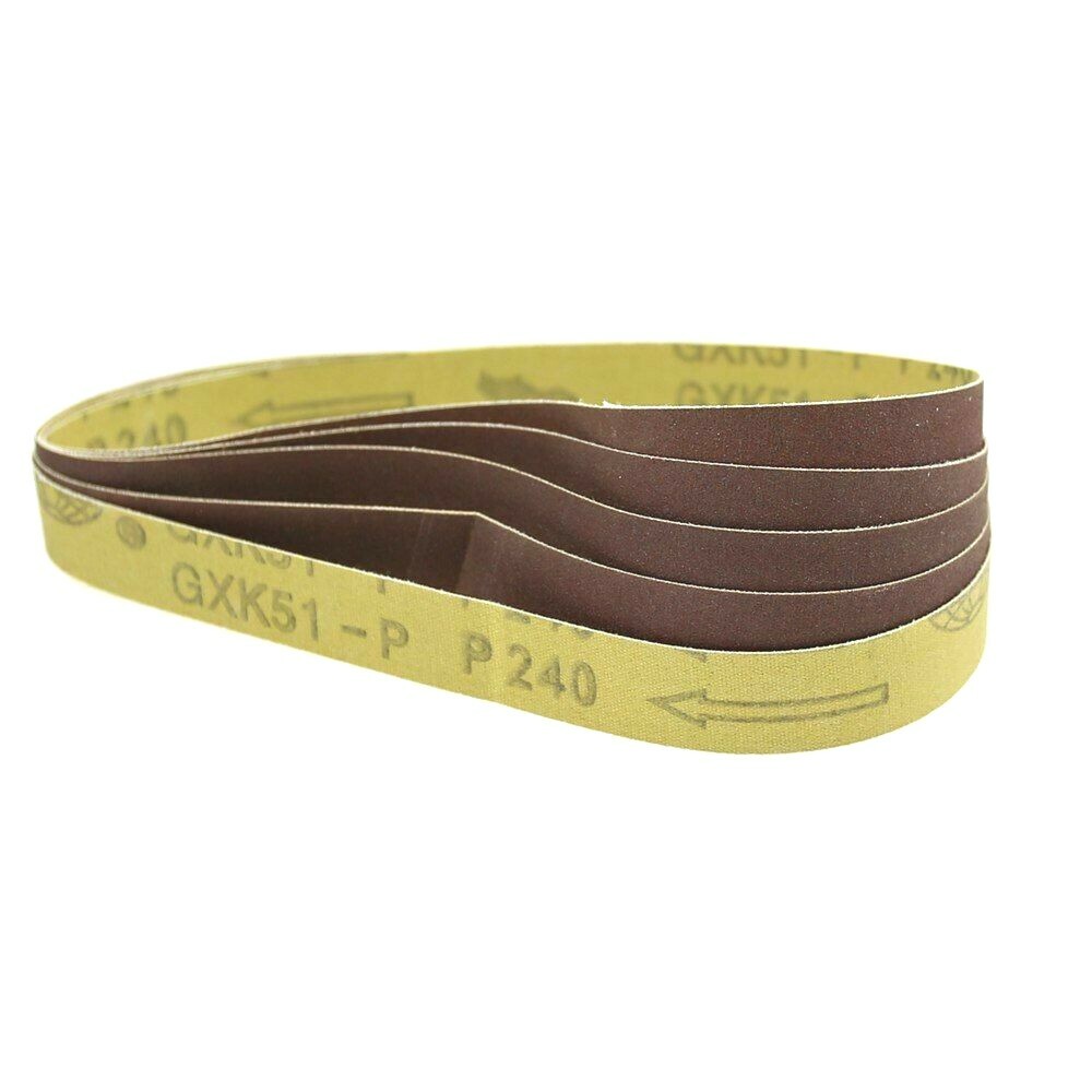 10Pcs 520*20mm/330x10mm/457*13mm P60-P320 Abrasive Belt Sanding For Machine Tool
