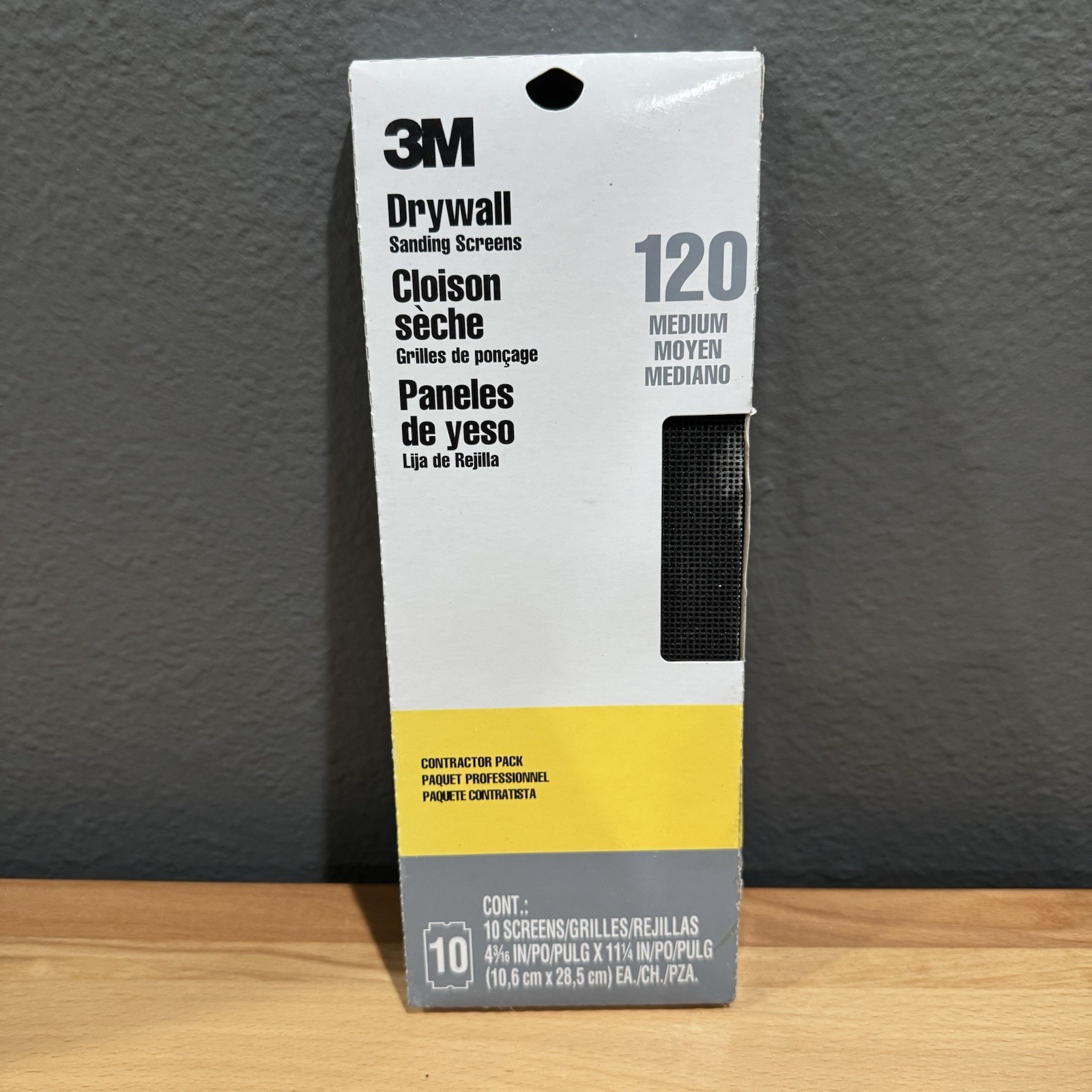 Drywall Sanding Sheets 4 3/16 In. X 11 1/4 In. 220 Grit Fine Screens (10-Pack)