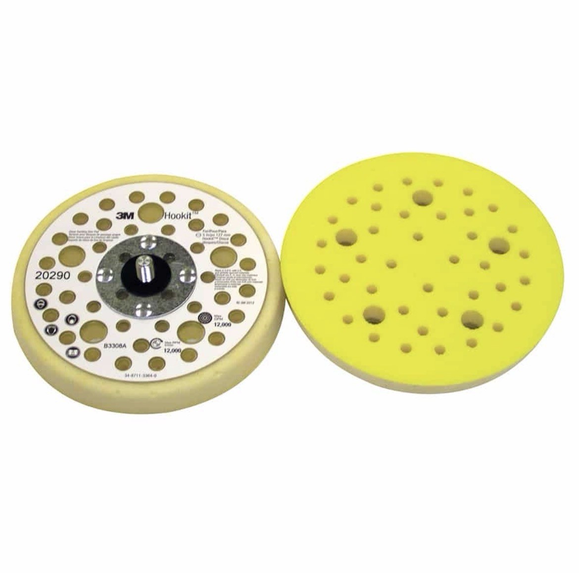 3M 20290 Hookit Sanding Disc Pad Hook Loop Vacuum Dust Extract Clean Sand 5” 🔥
