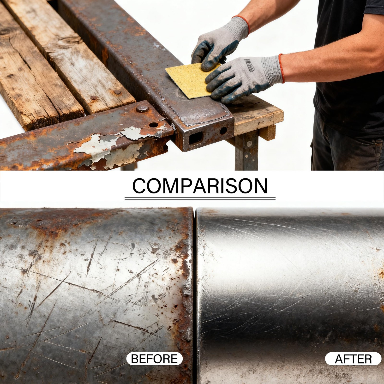 50 PCS 5.5×4.5 In 1/4 Sheet 80400 Grit Drywall Wood Sandpaper Assortment