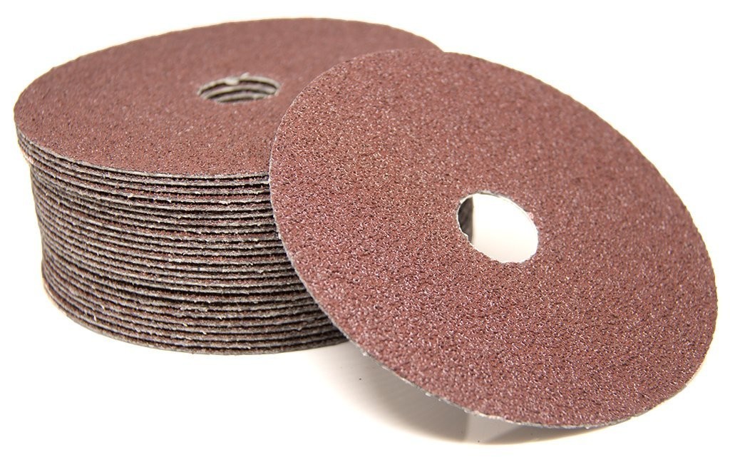 25 Pack 5 Inch Aluminum Oxide Sanding Discs for Angle Grinder – 50 Grit