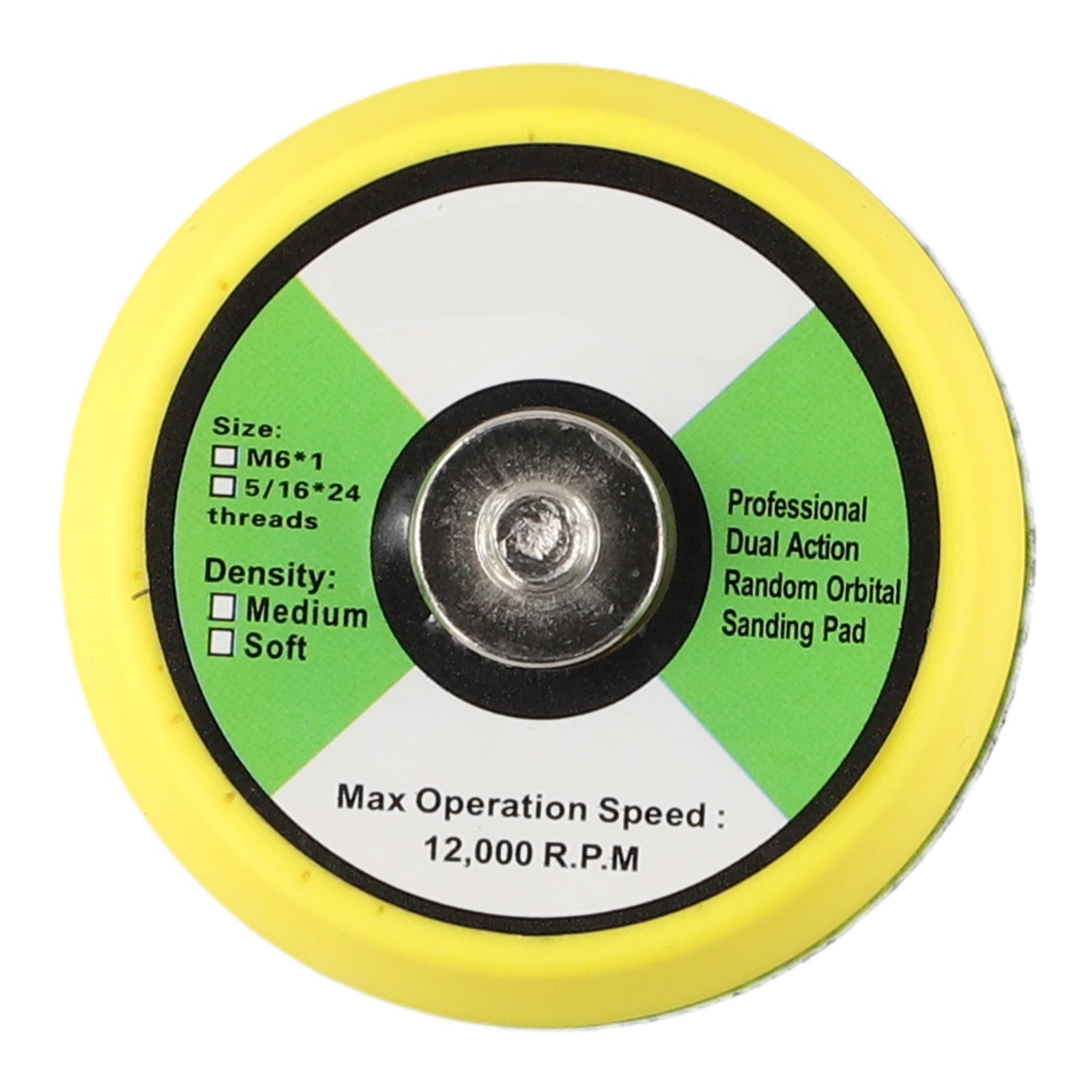 Polishing Sanding Disc Backing Pads Hook And-Loop For DA Pneumatic Sand 1-6 Inch