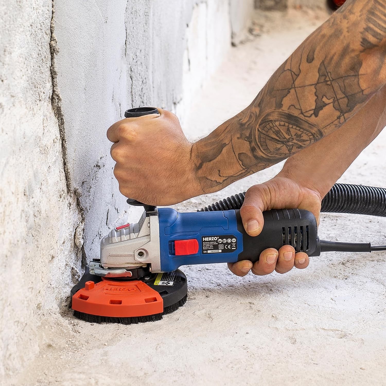 All-in-One Dust Collection Shroud and 5″ Cup Wheel for Angle Grinder Excellence
