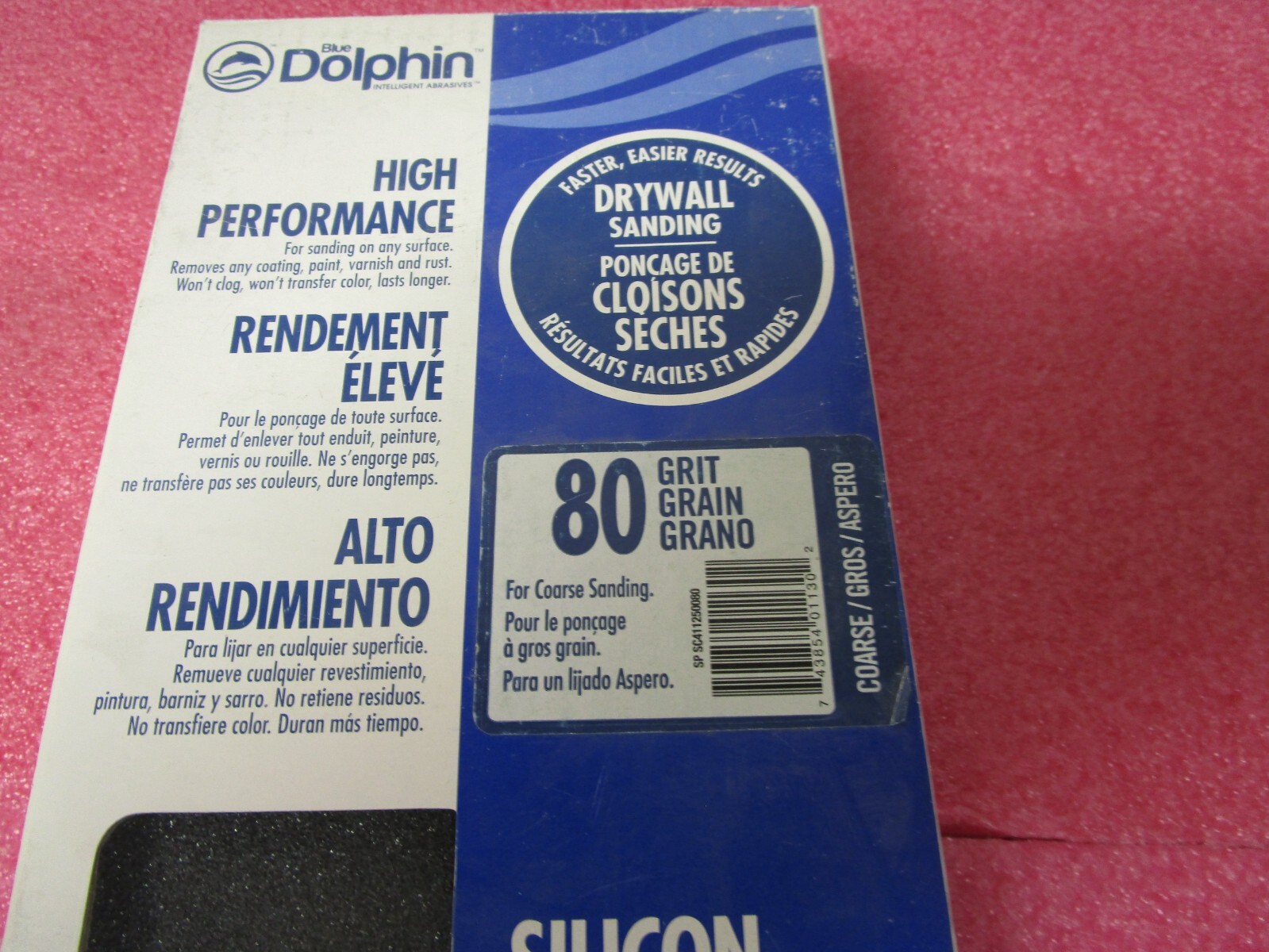 Qty (142) Blue Dolphin 80 Grit Drywall Sanding Sheets 4 3/16″x11″