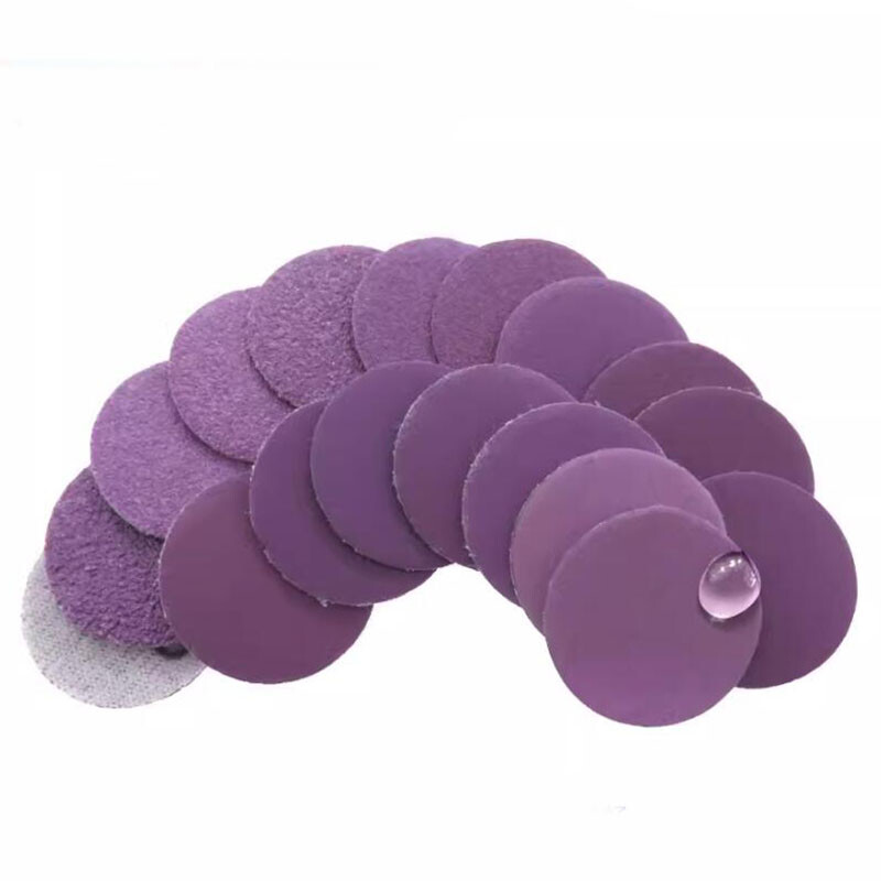 25mm 50mm 75mm Wet & Dry Sanding Discs Sandpaper Hook & Loop Pads 60 -10000 Grit