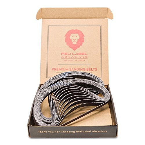 1/2 X 18 Inch 80 Grit Aluminum Oxide Air File Sanding Belts, 20 Pack Sanding …