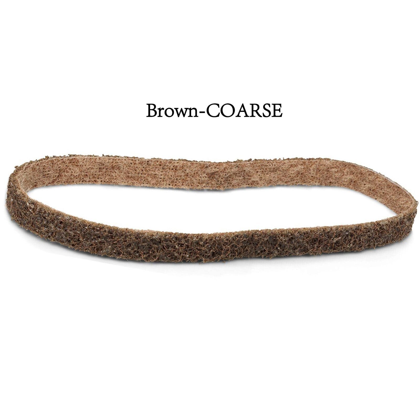 1/2 inch x 18 inch Sanding Belts Abrasive Coarse Medium Fine Nylon Non-Woven New