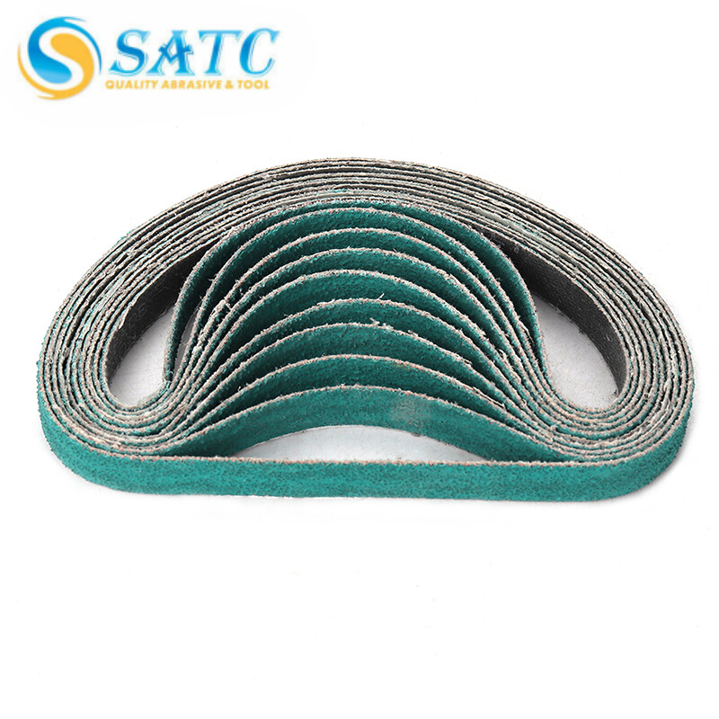 10pcs 1/2x 18 Inch Zirconia Sanding Belts 60/120 Grit for 1/2″ x 18″ Belt Sander