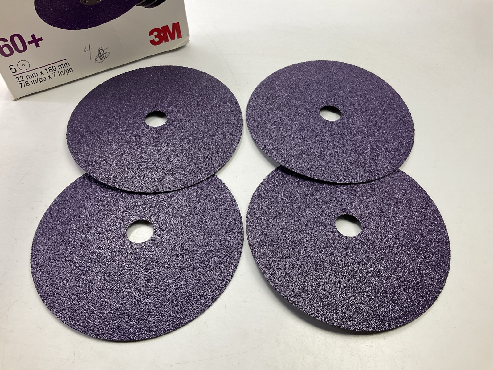 3M 33427 Cubitron II 60 Grit Abrasive Grinding Disc 7 In X 7/8 In – 4 Disc Total