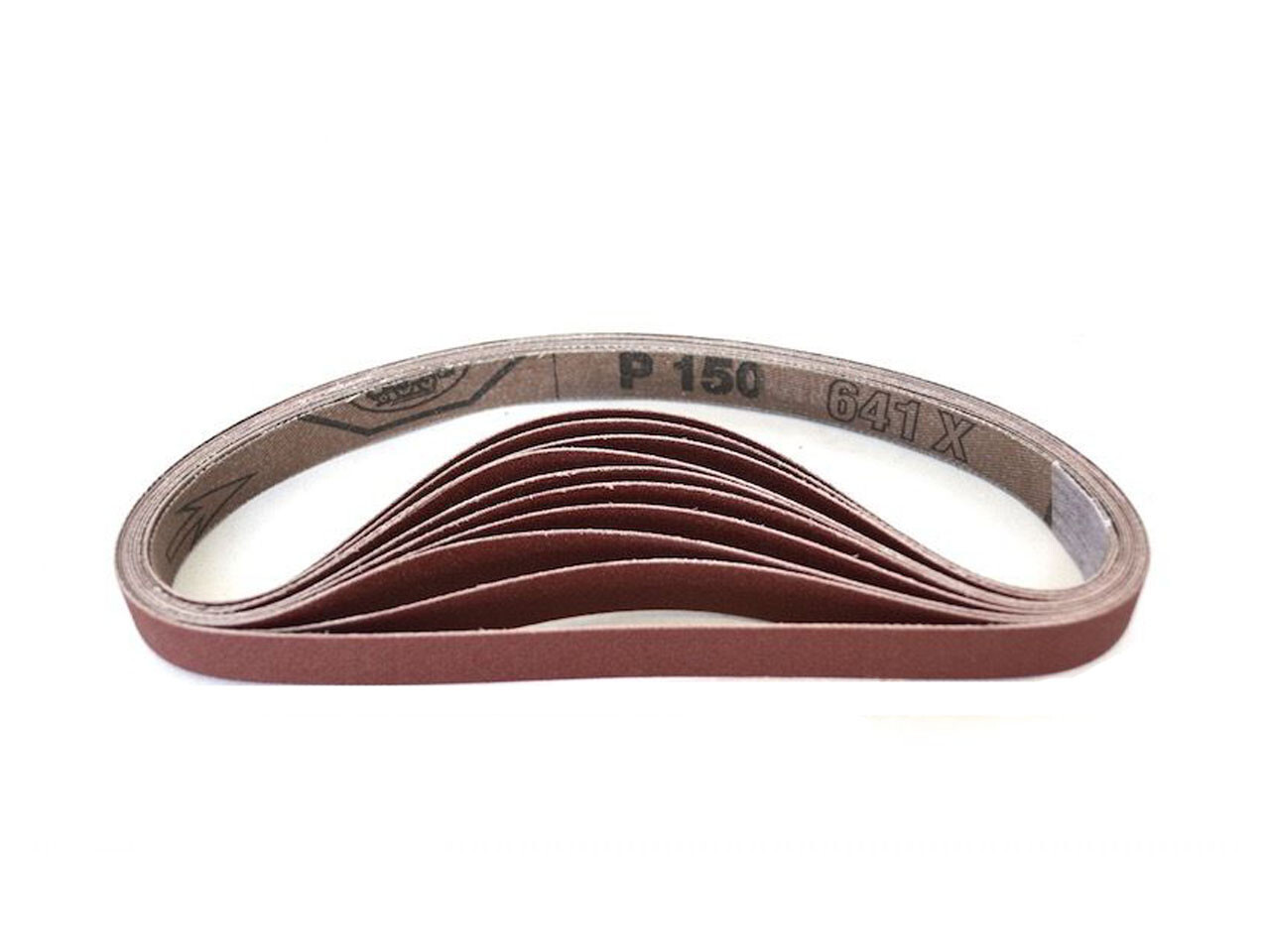 1/2 Inch X 24 Inch Alum Oxide Cloth Air File Sanding Belts