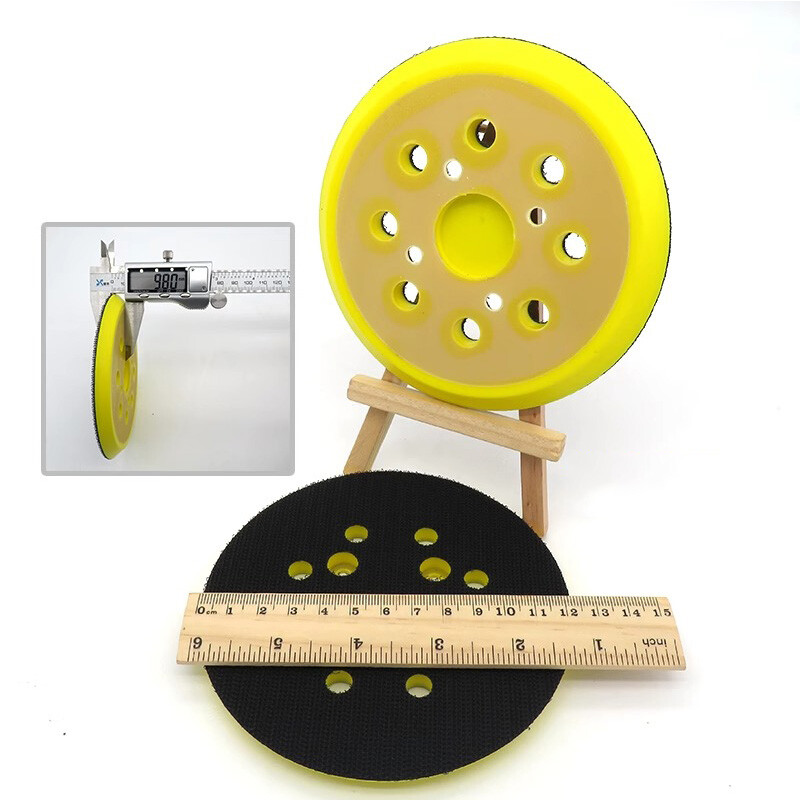 5 Inch 8 Holes 4-Eye Backing Pad 125mm Sanding Pad Hook & Loop For Car/Furniture