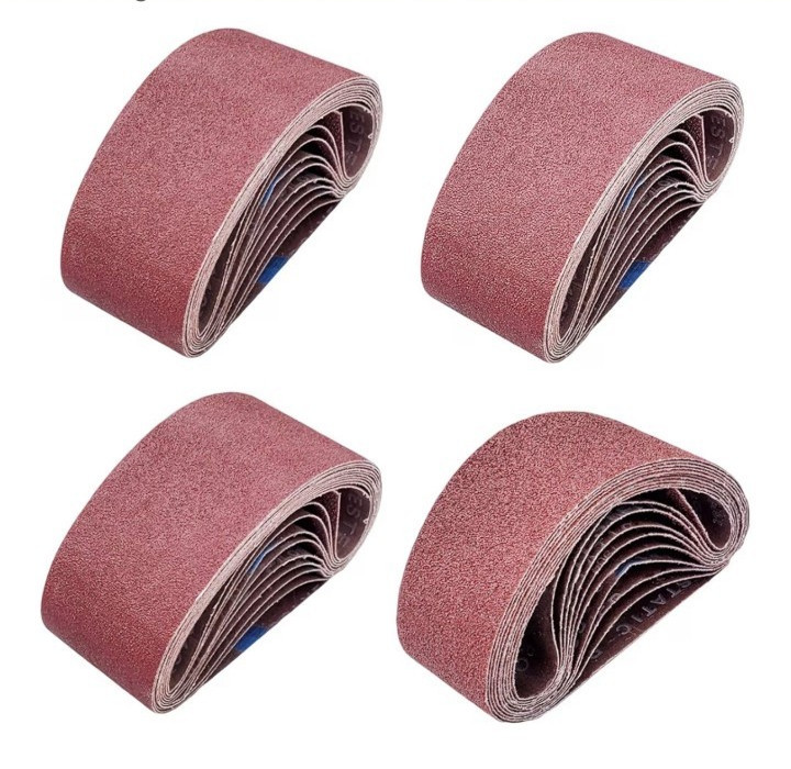 39 pcs 2.5×16″ Sanding Belts 40 80 120 240 Grit for Belt Sander