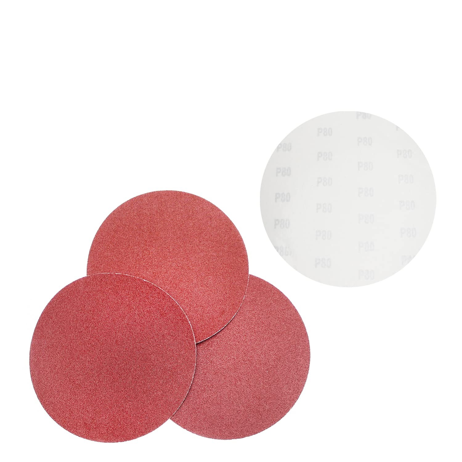 10 Pcs 9 Inch PSA Sanding Discs 80 Grit Adhesive Sandpaper