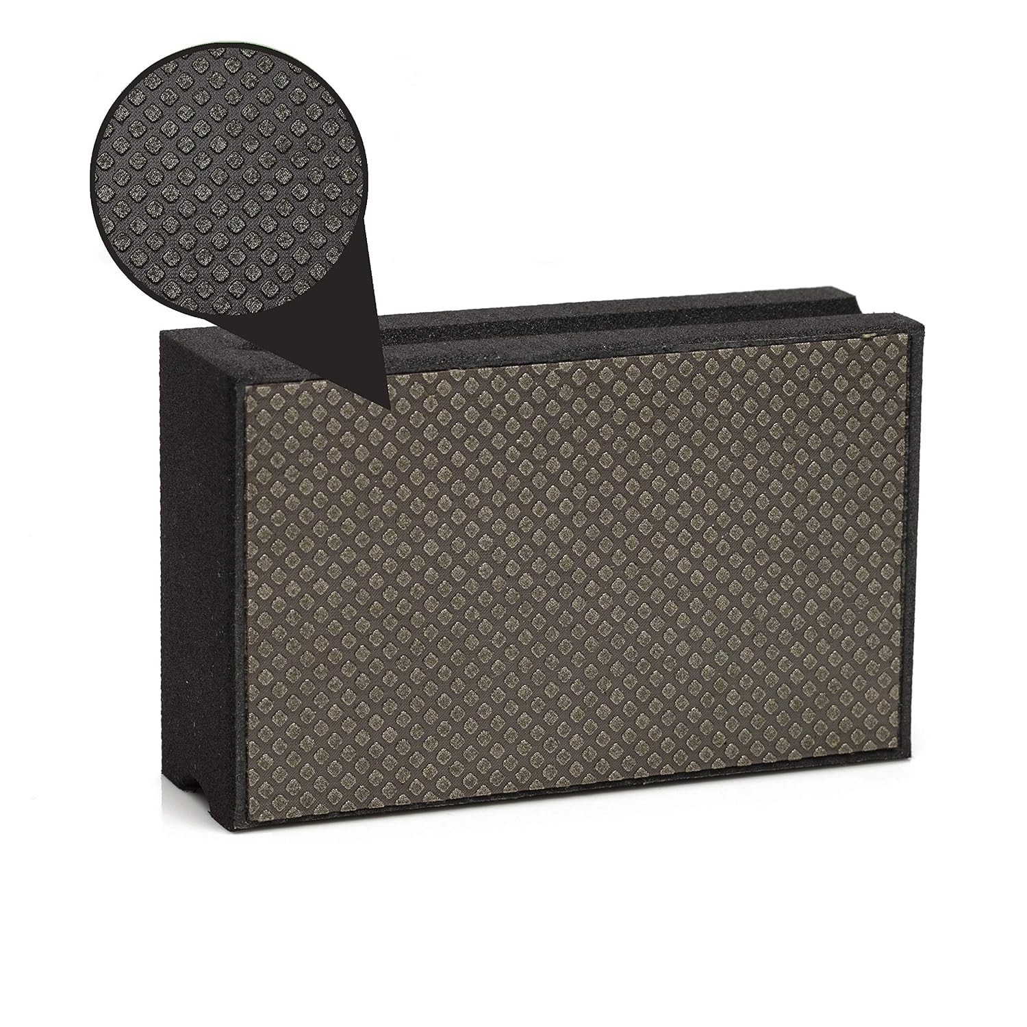 Diamond Hand Sanding Block 120 Grit for Precision Glass & Surface Finishing