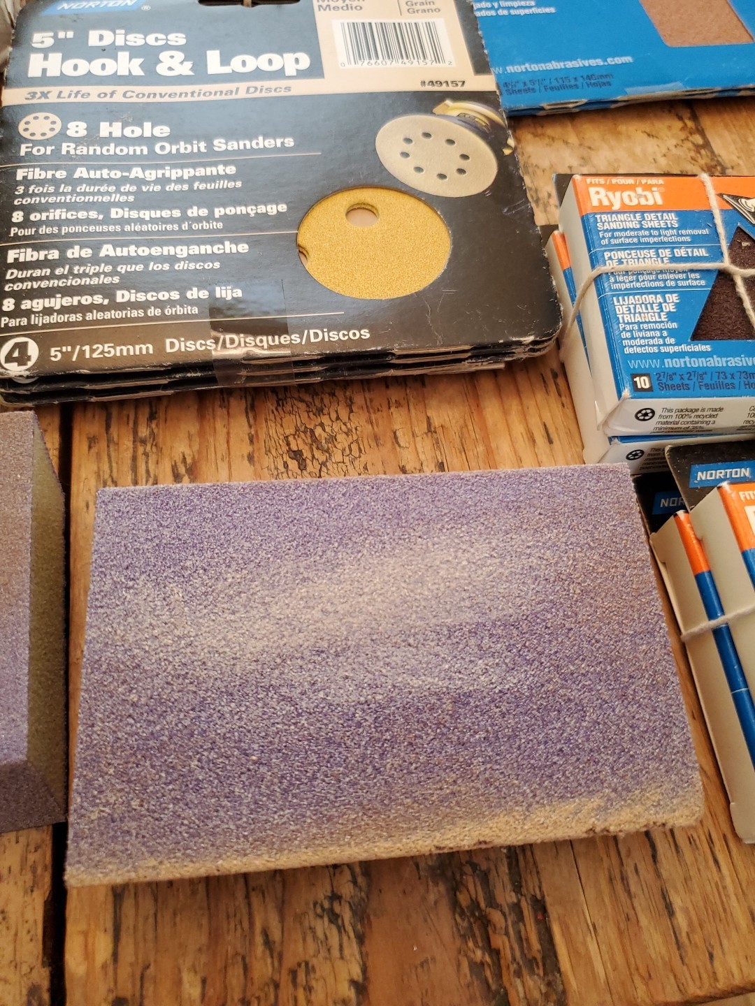 Lot of Sandpaper & Disks 3M Norton PerforMax Sears Performax Ryobi Wood Working