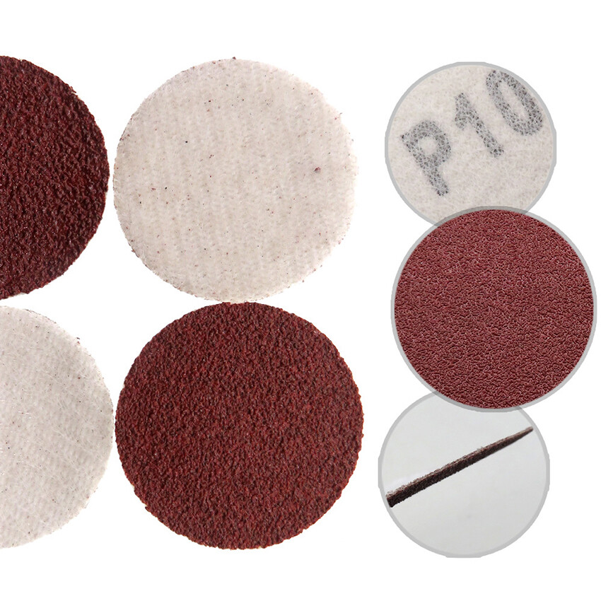 25mm 1″ Sanding Discs Sandpaper Pads Hook&Loop Sander Backer Backing Plate Pads