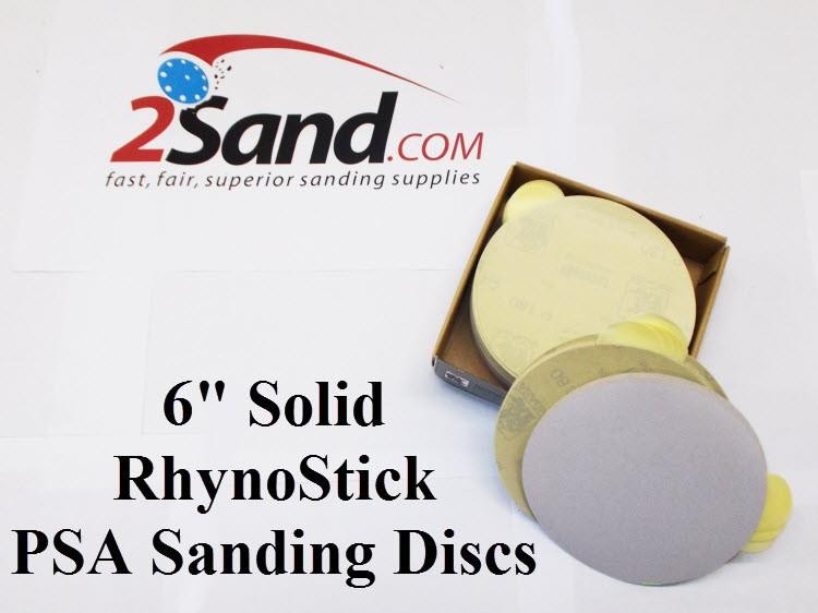 Indasa RhynoStick 6 Inch PSA Self Adhesive Sanding Discs 50 Pack Choose Grit