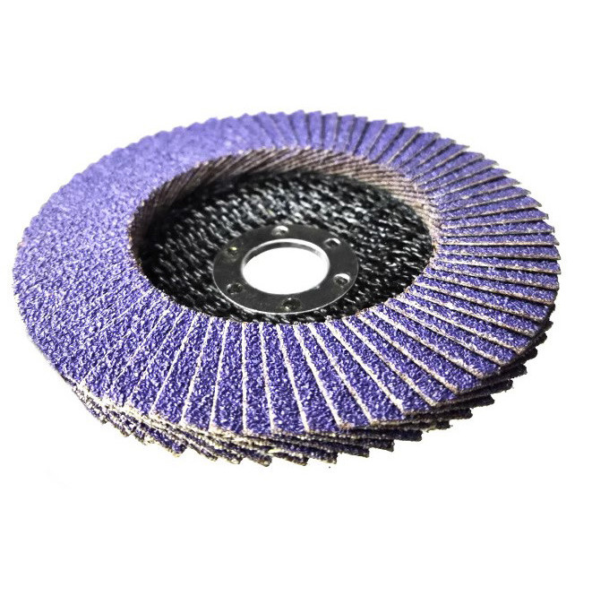 20 PACK 4-1/2″ x 7/8″ 40 Grit Purple Ceramic Flap Disc 4.5 in Grinding Wheel T29