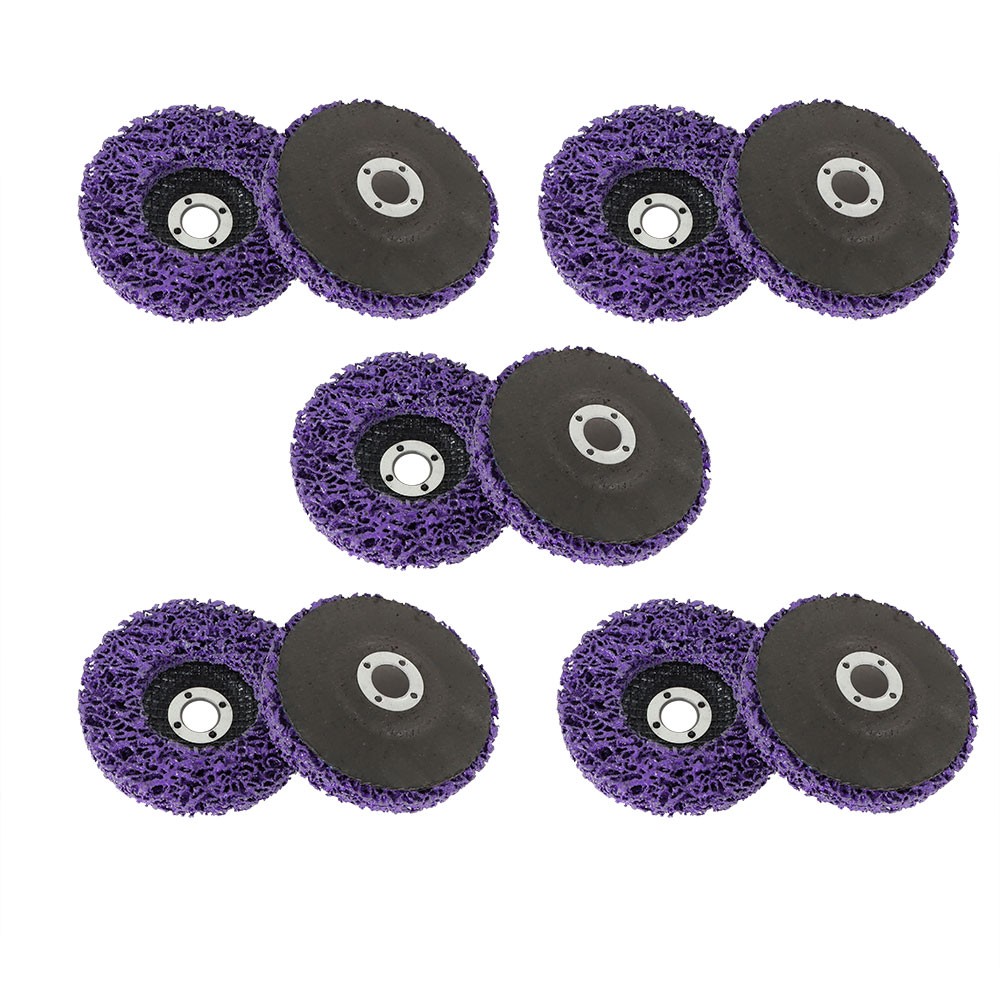 10Pack Strip Discs 4″x5/8″ Stripping Wheel For Angle Grinders Paint Removal Disc