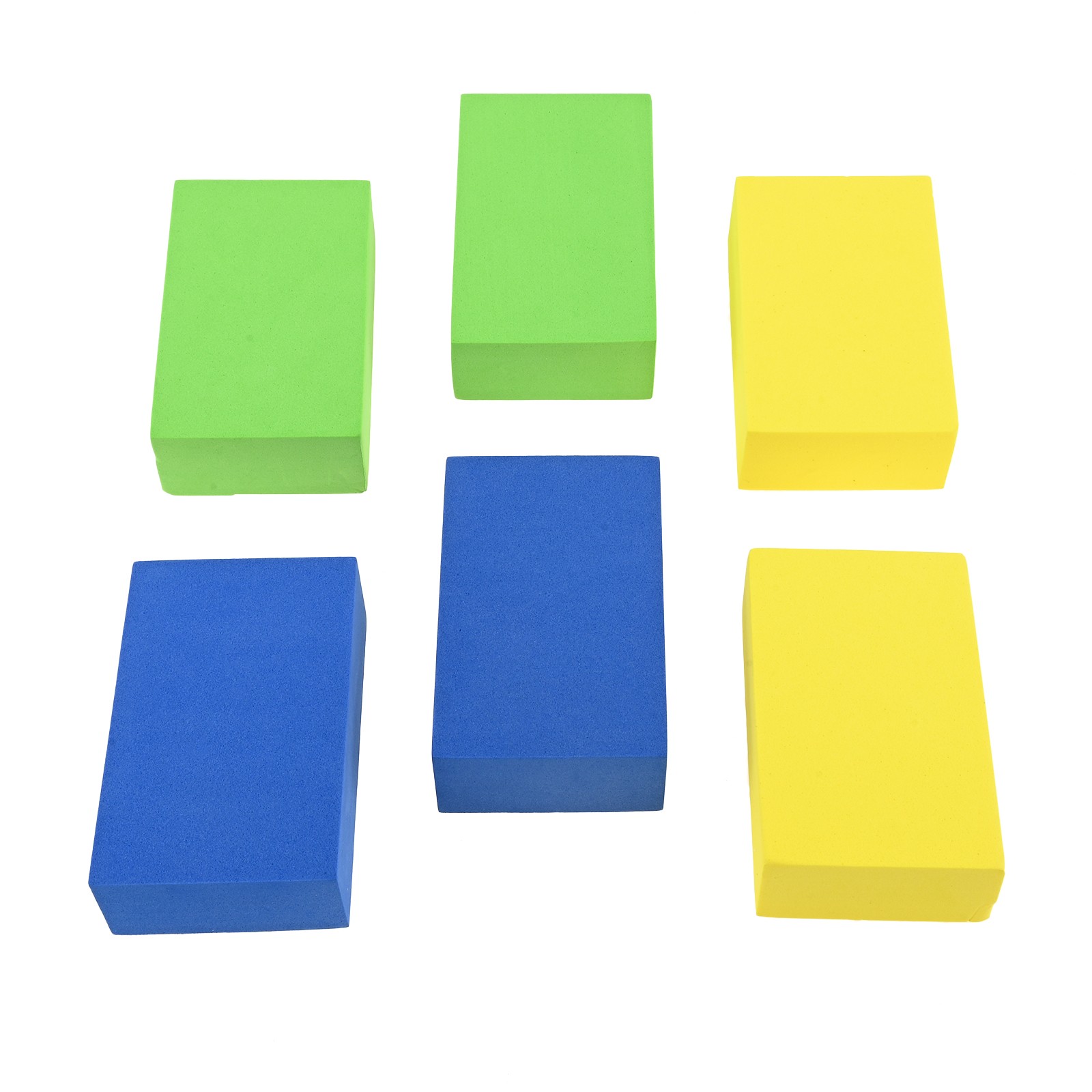 6×Diamond Hand Polishing Pads Foam Backing Sanding Blocks For Ceramic Tile