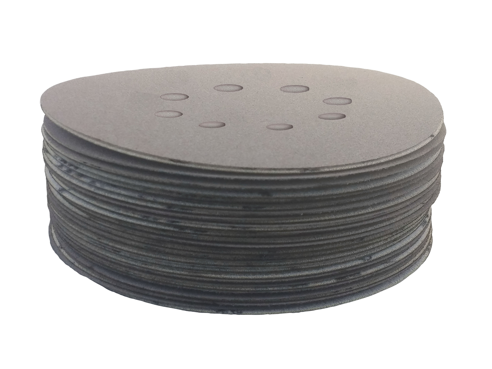 6″ X 8 Hole Platinum Film Hook and Loop Grip Sanding Discs (50 Pack, 1000 Grit)