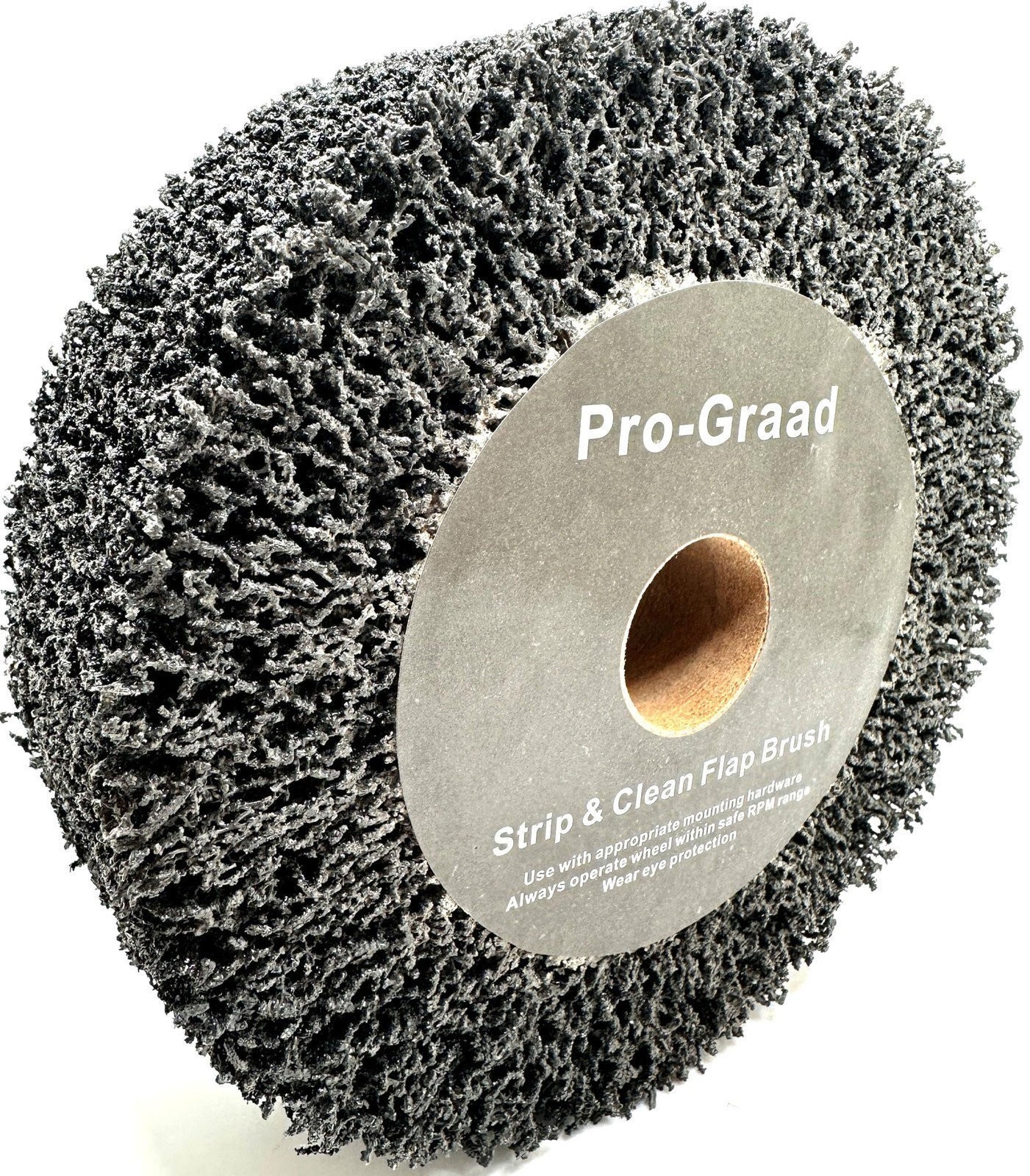 Pro-Graad Non-Woven Bench Grinder Polishing Burnishing Finishing Flap Brush Whe