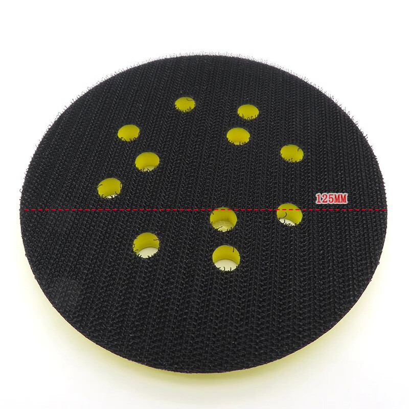 5 Inch 8 Holes 3-Eye Backing Pad 125mm Sanding Pad Hook & Loop For Car/Furniture